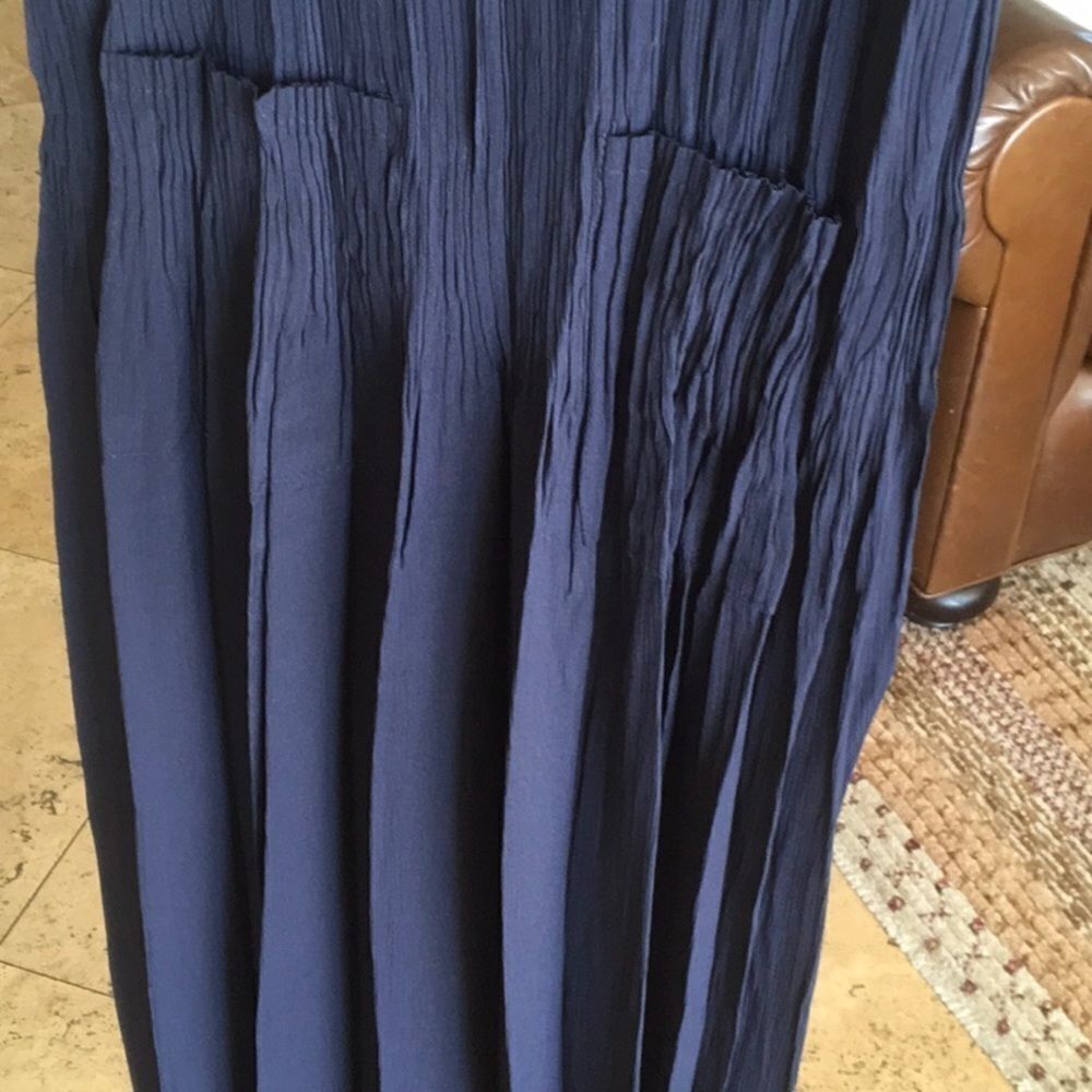 No Wrinkle Navy Blue Dress - Picture 13 of 13